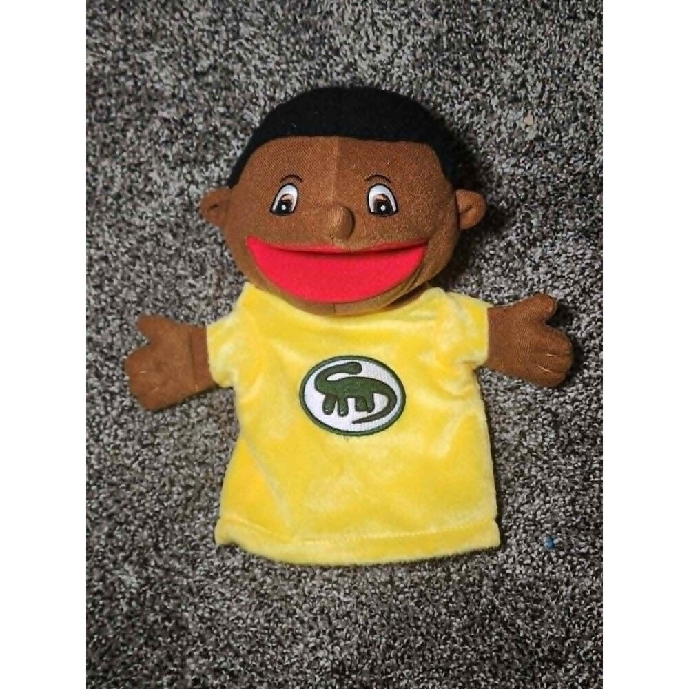 Lakeshore Let’s Talk! African American Boy Hand Puppet Plush Educational Toy